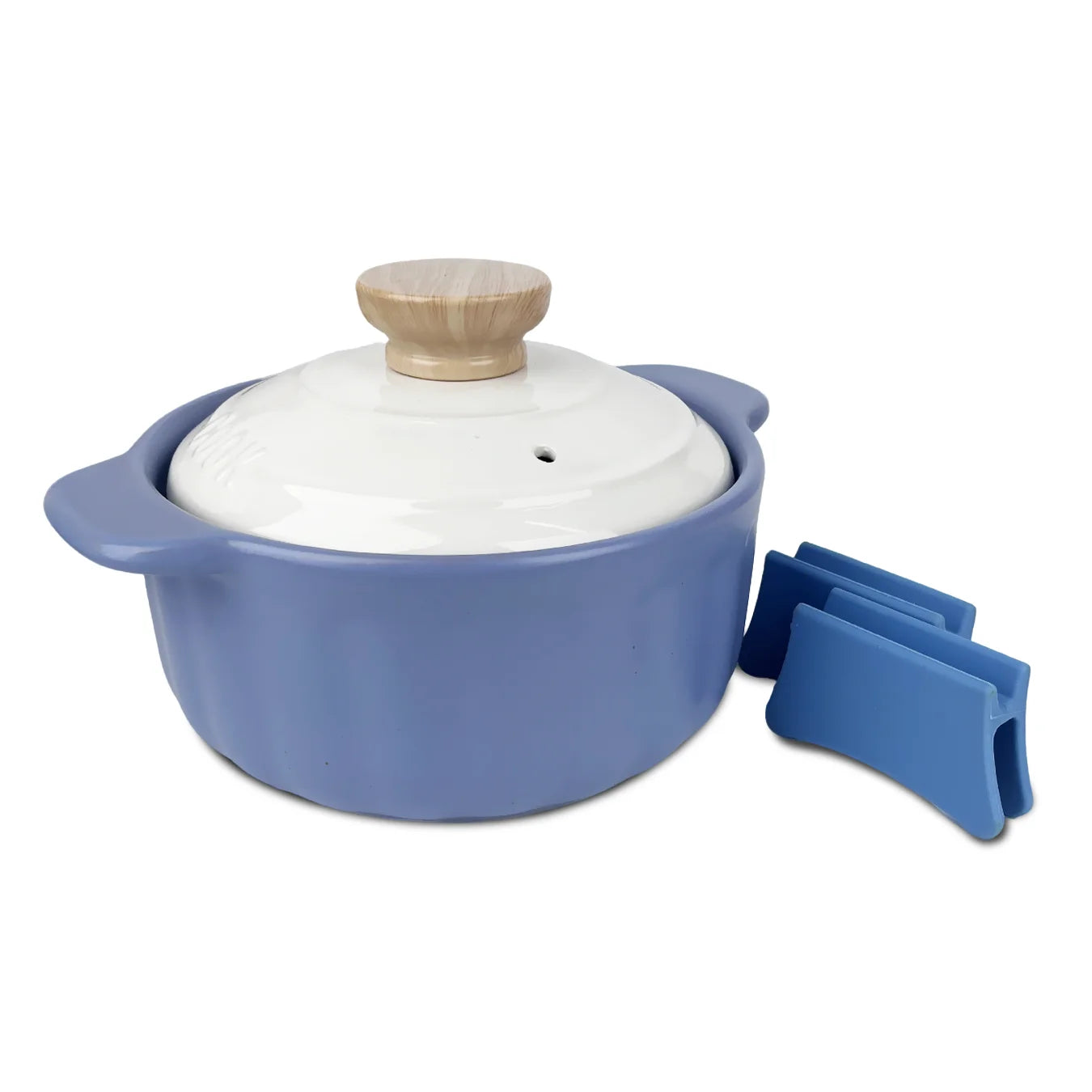 2.8L Stew Pot Casserole Ceramic Saucepan High Temperature Resistant Home Kitchen Cooking Pot Suitable for 3-5 Person Gas Cooker