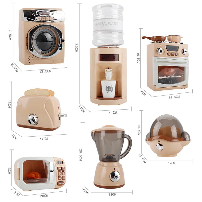 Children's Pretend Play Toys Simulation Electric Kitchen Microwave Oven Toys Educational Gift Girls Toy Kitchen Accessories Girl