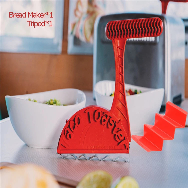 BUYYES Tortilla Toaster Burrito Maker Tool Small Rust-proof Non-stick Easy to Use Convenient Healthy All Standard Toaster Toast