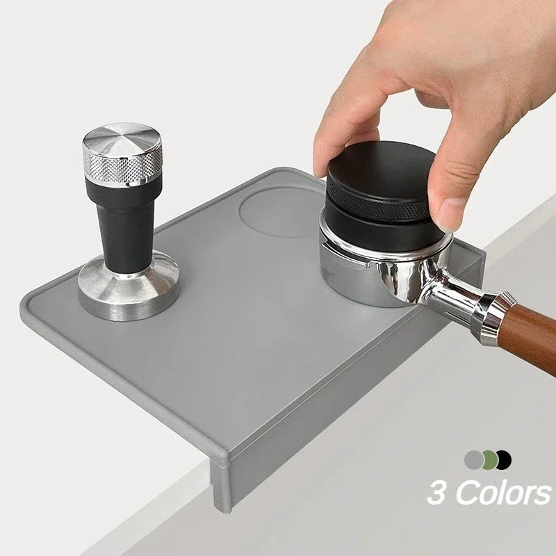 Coffee Tamper Mat Pad Anti Skid Tamper Mat Barista Coffeeware Tamping Tools Barista Espresso Tampering Holder Corner Cushion Pad