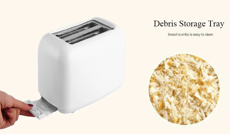 Electric Bread Toaster Automatic Breakfast Baking Machine Sandwiches Grill Oven Portable Household Bread Maker