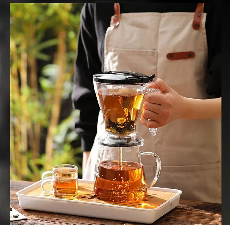 Large-capacity Coffee Filter Cup Tea Infuser Reusable Hand Brew Drip Coffee Tool Tea Tools with Lid Espresso Pot  Ice Drinkware
