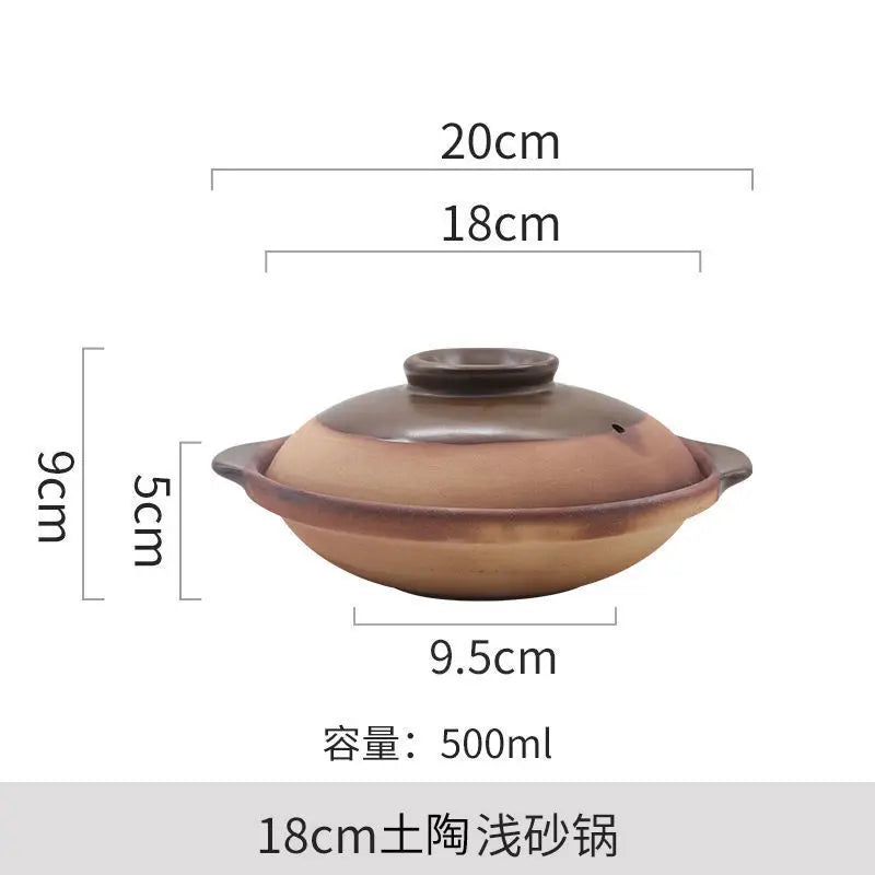 Ceramic Casseroles Soup Pot Cooking Casserole Clay Stew Stew Pots Earthenware Pot Kitchen Cookware Kitchenware