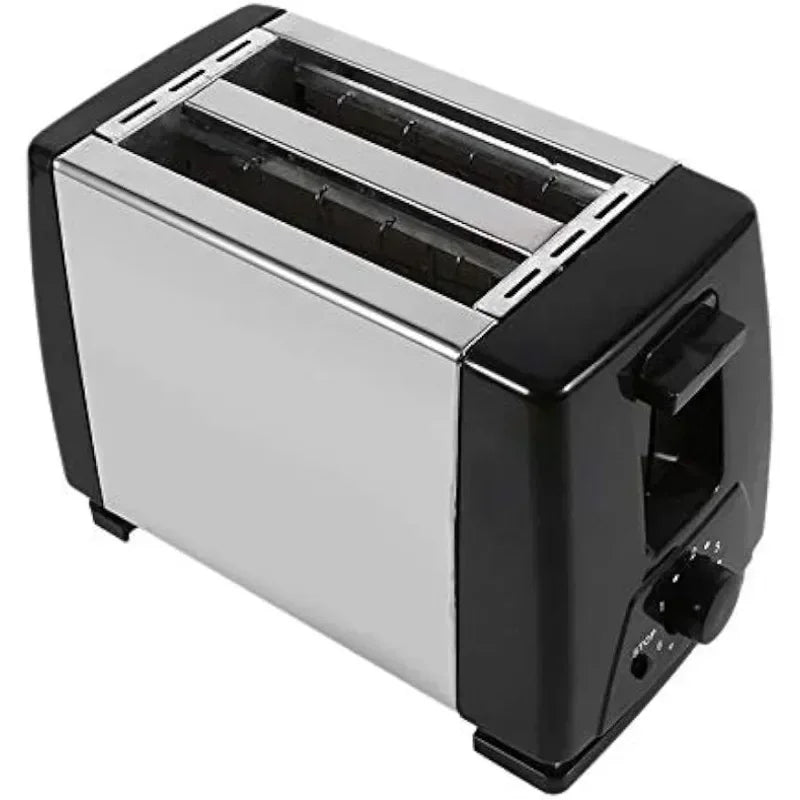 Home toaster 2 stainless steel buns with wider slots toaster, electric toaster for waffles