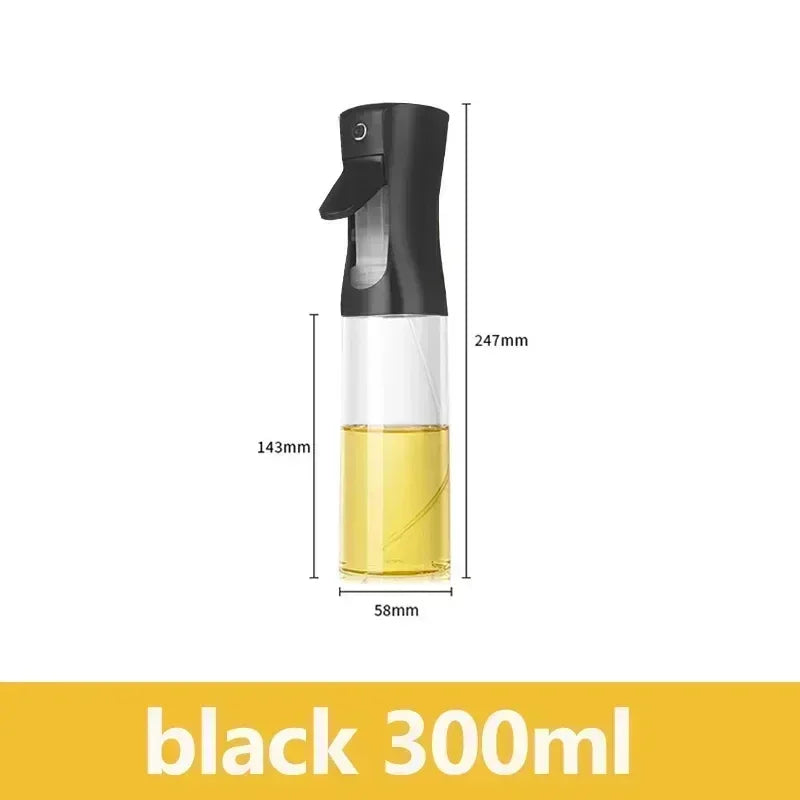 Kitchen Oil Spray Bottle Cooking Olive Oil Sprayer 200/300/500ML Pneumatic Spray Bottle Fitness Barbecue Spray Oil Dispenser
