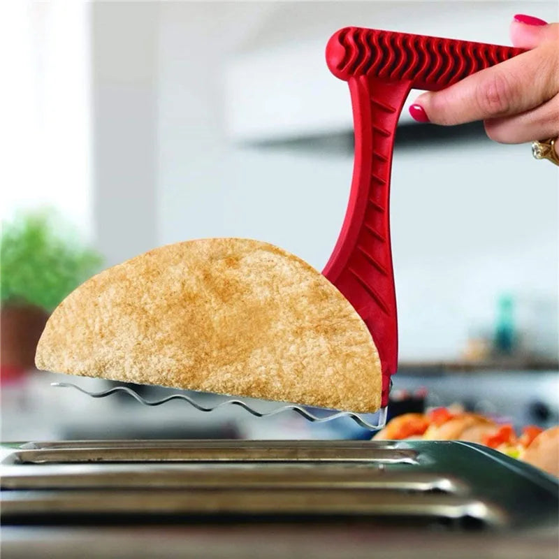 BUYYES Tortilla Toaster Burrito Maker Tool Small Rust-proof Non-stick Easy to Use Convenient Healthy All Standard Toaster Toast