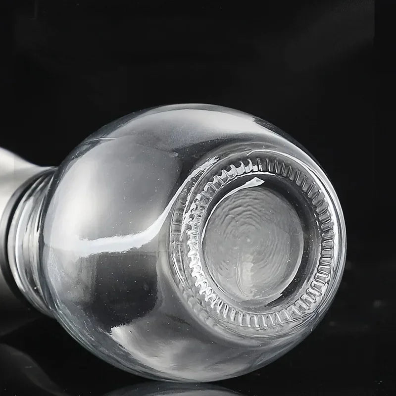 Oil Spray Bottle Perfect for Kitchen Cooking & Air Fryer Bottle Glass Stainless Steel Oil Sprayer Kitchen Gadgets 200ML