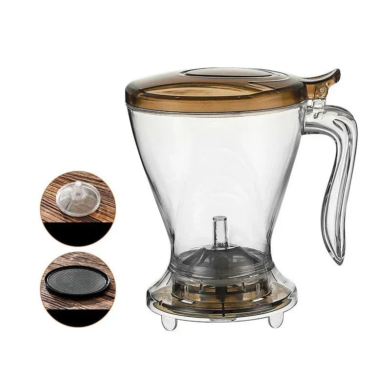 Large-capacity Coffee Filter Cup Tea Infuser Reusable Hand Brew Drip Coffee Tool Tea Tools with Lid Espresso Pot  Ice Drinkware