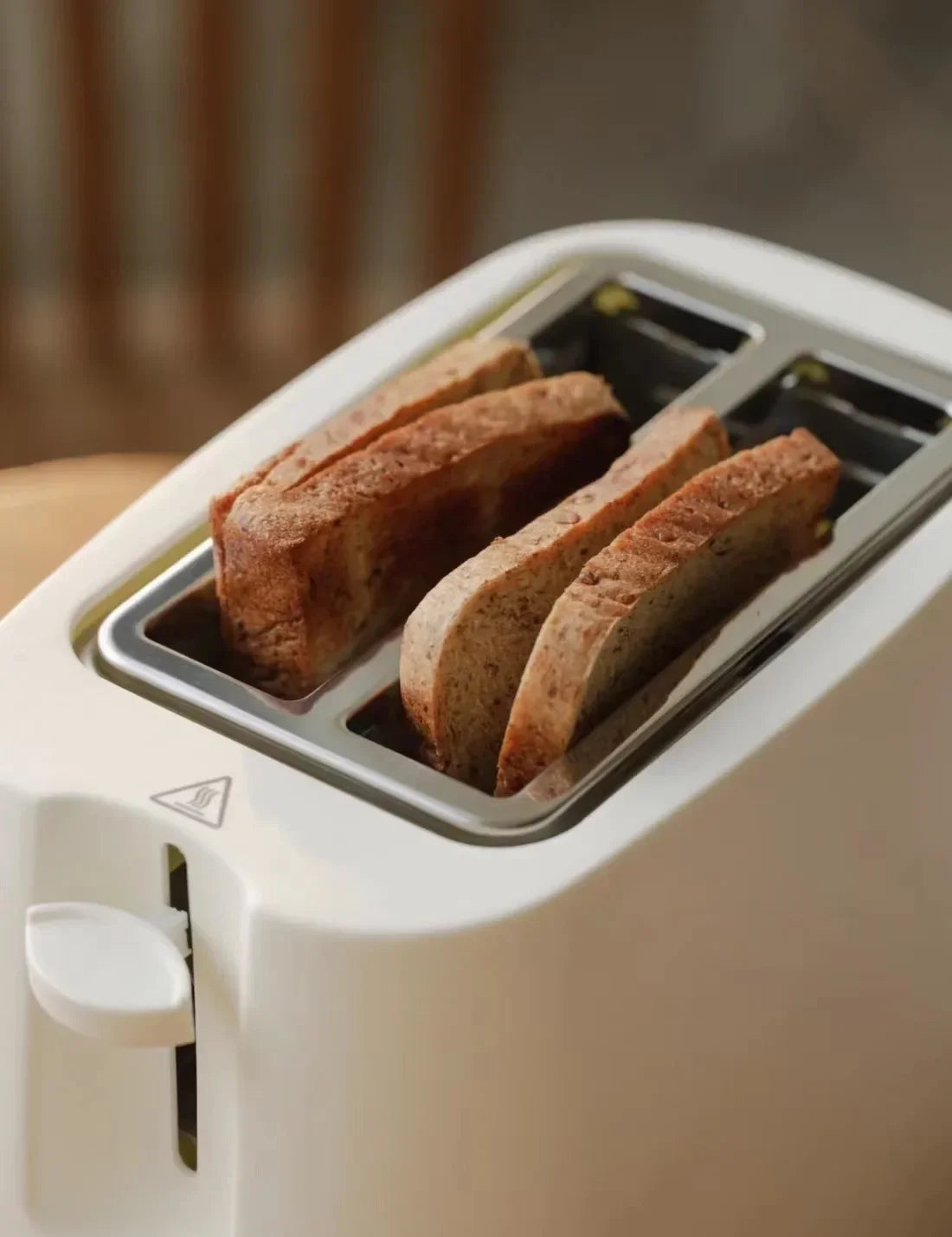 Toaster 1PC Stainless Steel Toaster Oven Double Sided Bake Heated Toast Sandwich Home Automatic Breakfast Machine