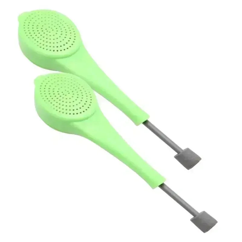 Tea Strainer Coffee Filter Manual Press Household Silicone Tea Filter Kitchen Tools Food Grade Tea Brewing Filtering Accessories