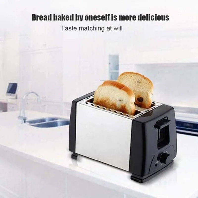 Toaster 2 Stainles Steel Bread Extra Wide Slot Toasters,Electrical Bread Machine for Waffles,One-click Cancel Setting Toaster