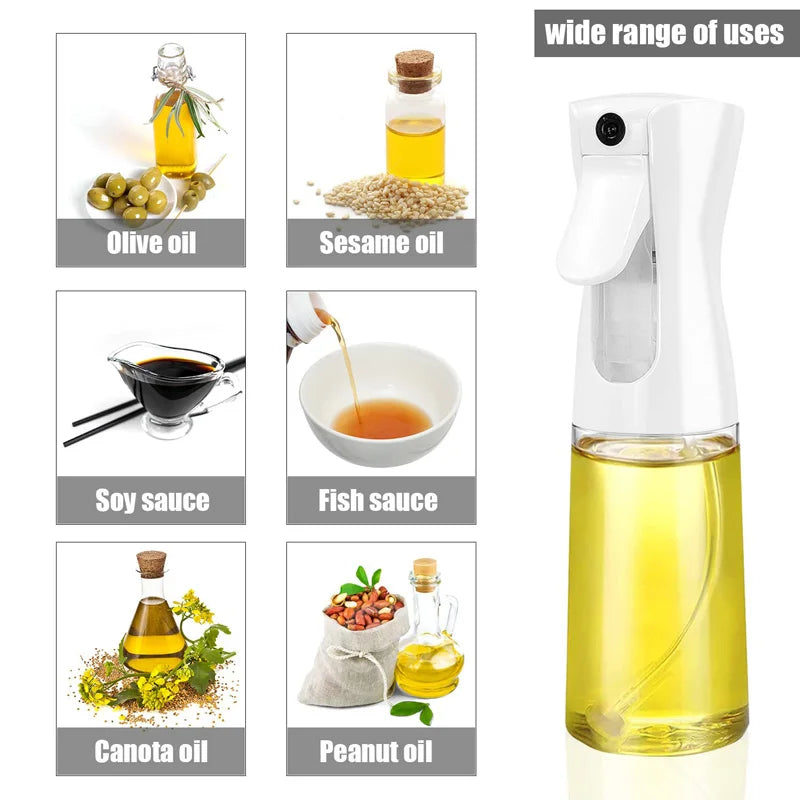 200/300/500ml Oil Spray Bottle BBQ Cooking Olive Oil Sprayer Kitchen Baking Oil Spray Empty Bottle Vinegar Bottle Oil Dispenser
