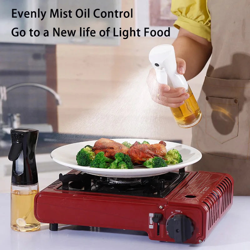 Kitchen Oil Sprayer,Black and White 200ml/300ml/  Oil Bottle Garden Plant Watering Can Spray Bottle Vinegar Bottle Dispenser