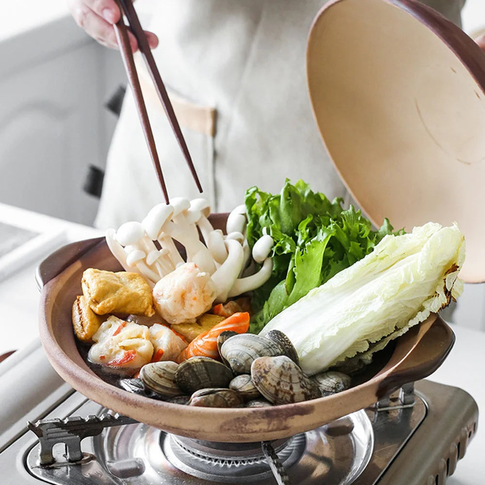 Ceramic Casseroles Soup Pot Cooking Casserole Clay Stew Stew Pots Earthenware Pot Kitchen Cookware Kitchenware