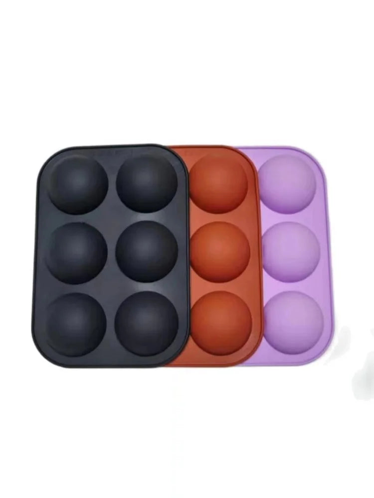 Semi Sphere Silicone Baking Mold for Baking 3D Bakeware Chocolate Half Ball Sphere Mold Cupcake Pan Cake DIY Muffin Kitchen Tool