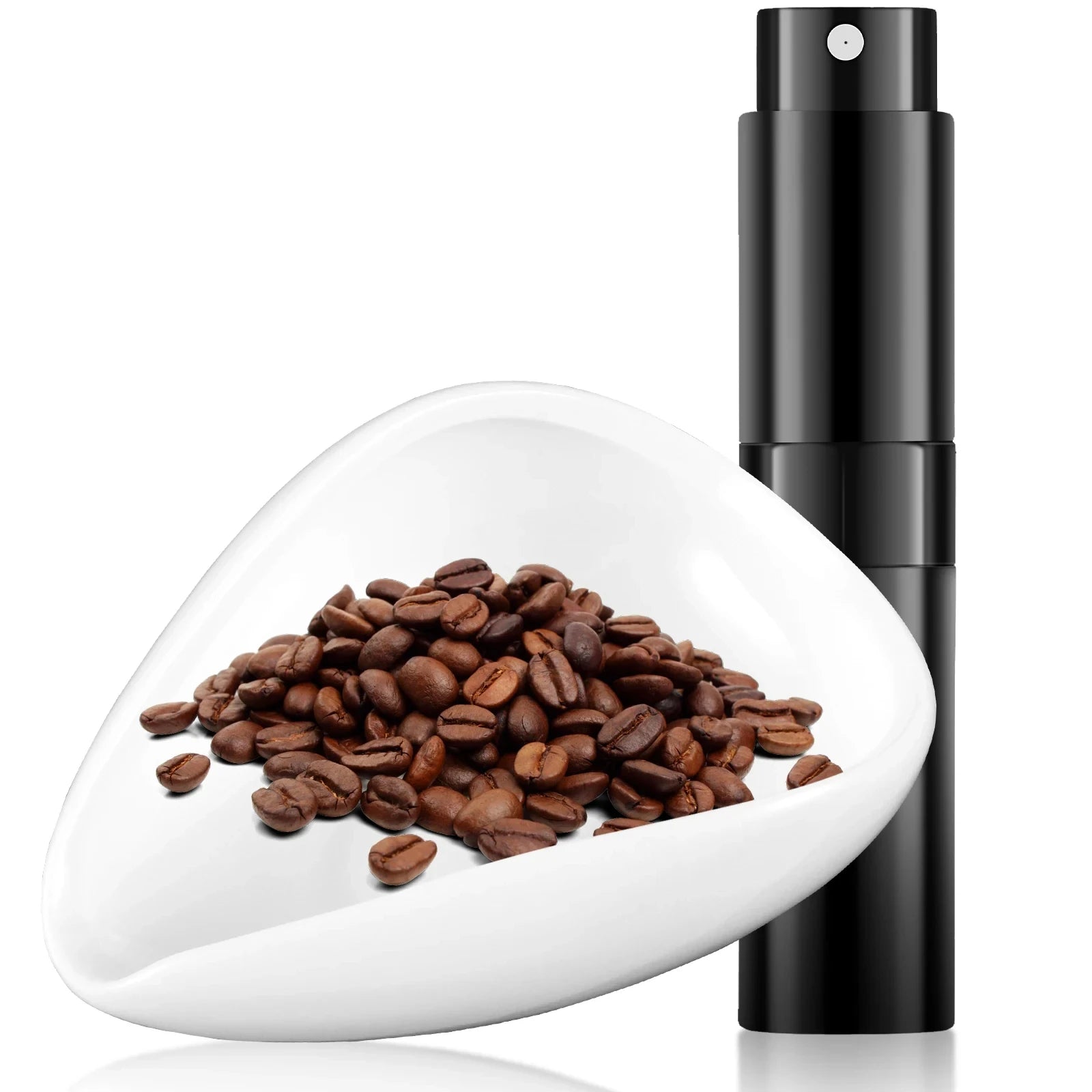 Coffee Beans Dose Trays White Pottery Teaspoon Ceramic Tea Separator Vessel Set Tools Tea Spoon Trays Manual Grinder Accessories