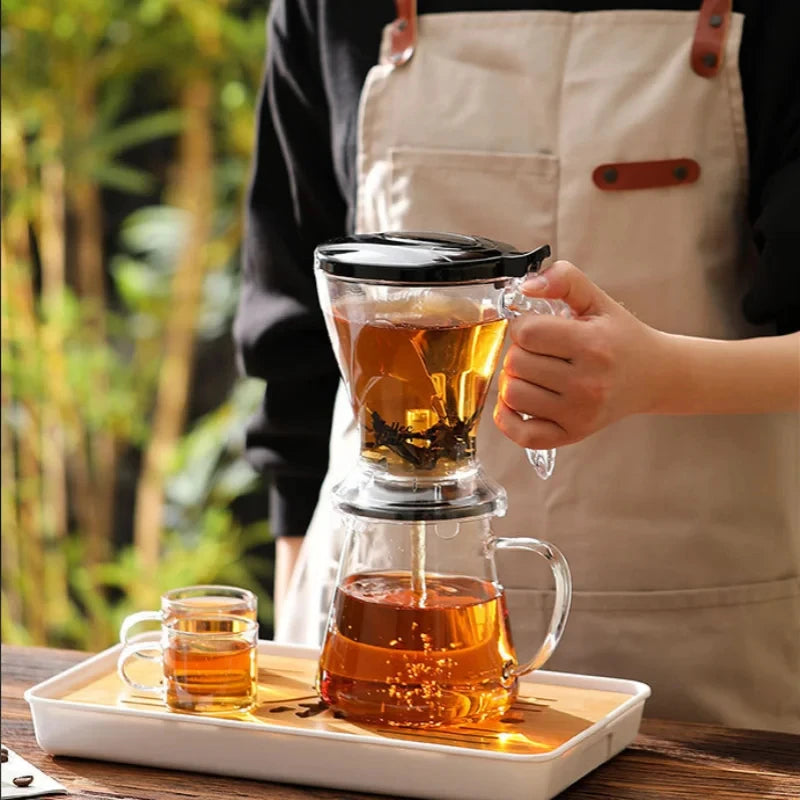 Large-capacity Coffee Filter Cup Tea Infuser Reusable Hand Brew Drip Coffee Tool Tea Tools with Lid Espresso Pot  Ice Drinkware