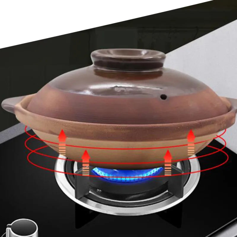 Ceramic Casseroles Soup Pot Cooking Casserole Clay Stew Stew Pots Earthenware Pot Kitchen Cookware Kitchenware
