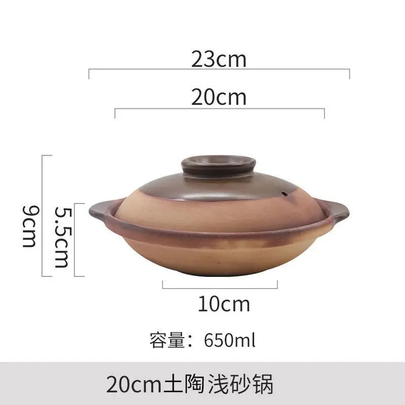 Ceramic Casseroles Soup Pot Cooking Casserole Clay Stew Stew Pots Earthenware Pot Kitchen Cookware Kitchenware