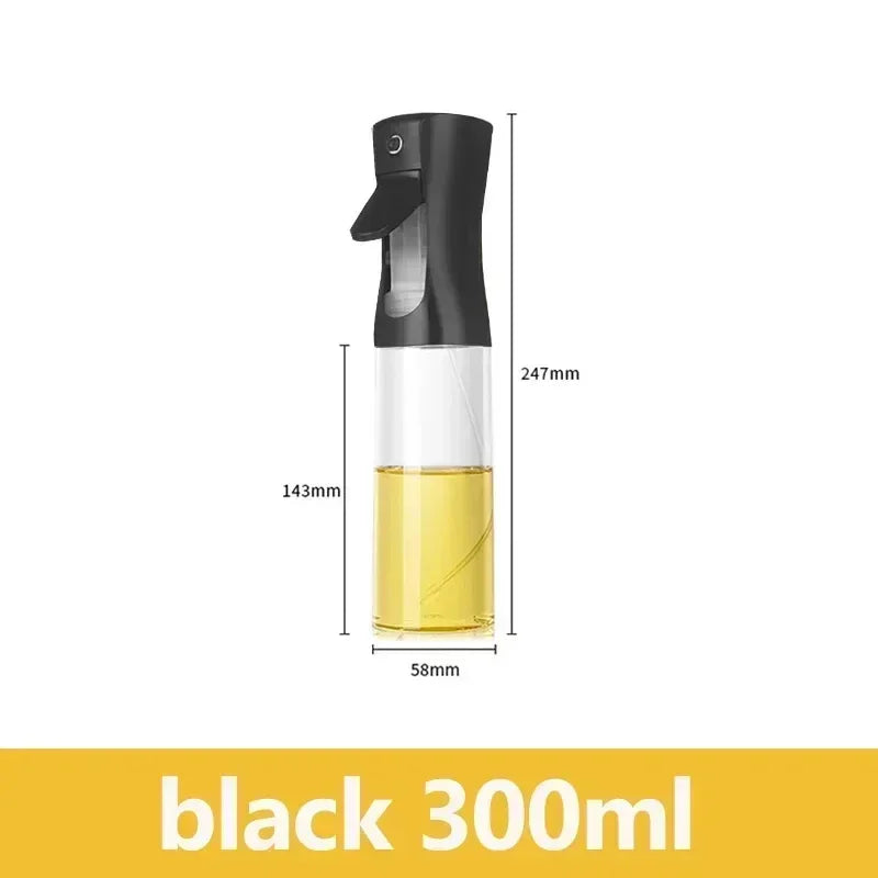 Kitchen Oil Spray Bottle Cooking Olive Oil Sprayer 200/300/500ML Pneumatic Spray Bottle Fitness Barbecue Spray Oil Dispenser