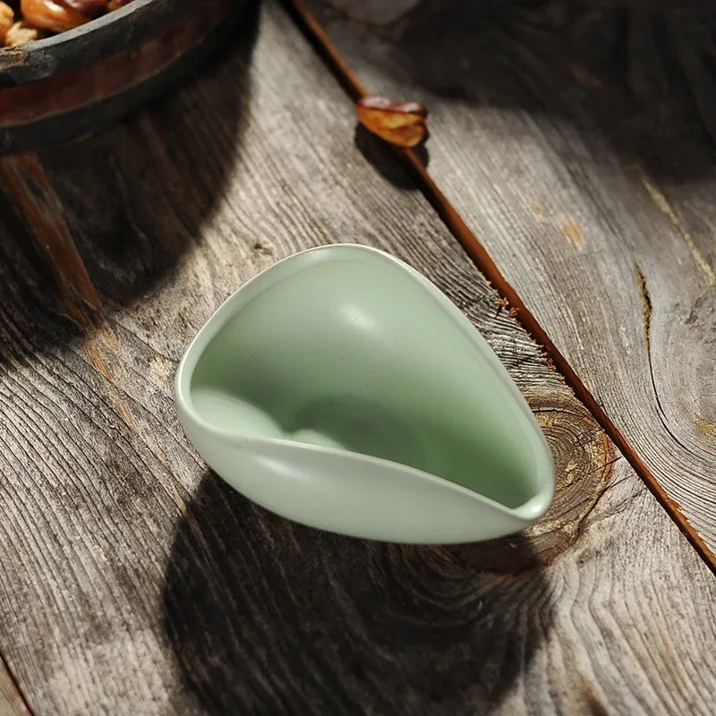 coffee and tea tools ceramic tea scoops ceramic accessories chinese kung fu tea set