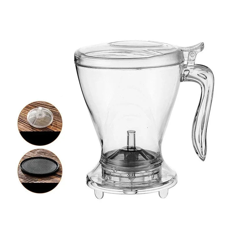 Large-capacity Coffee Filter Cup Tea Infuser Reusable Hand Brew Drip Coffee Tool Tea Tools with Lid Espresso Pot  Ice Drinkware