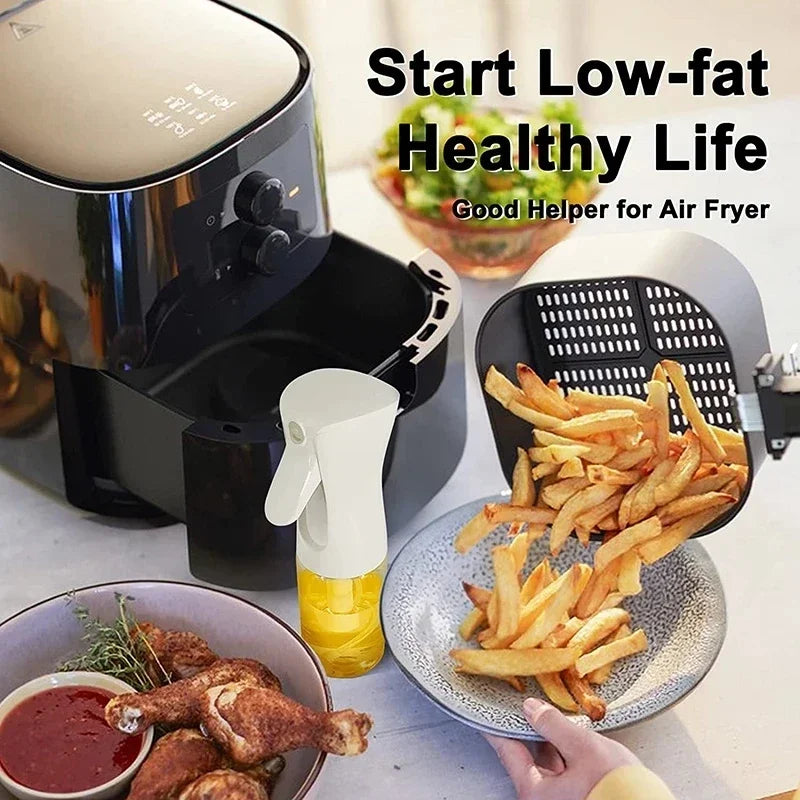 Kitchen Oil Spray Bottle Cooking Olive Oil Sprayer 200/300/500ML Pneumatic Spray Bottle Fitness Barbecue Spray Oil Dispenser