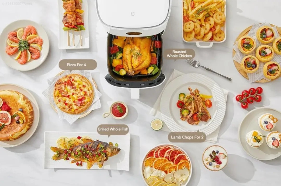 Xiaomi Mijia Air Fryer 4.5L Multifunctional Household Low Oil and Light Fat Fryer Intelligent NTC Electronic Temperature Control