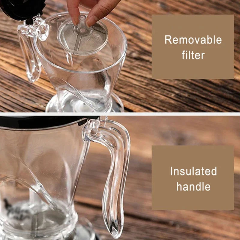 Large-capacity Coffee Filter Cup Tea Infuser Reusable Hand Brew Drip Coffee Tool Tea Tools with Lid Espresso Pot  Ice Drinkware