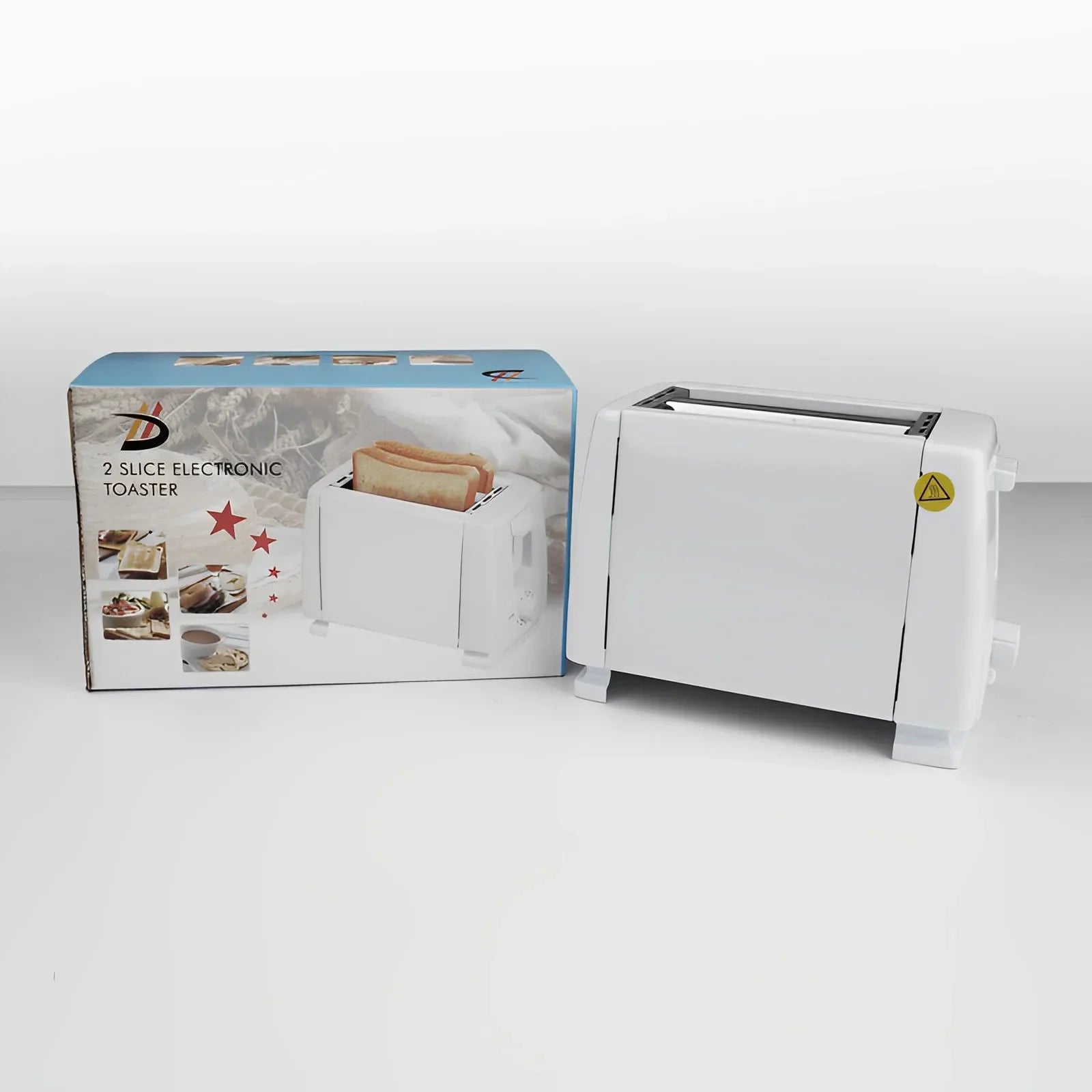Toaster 1PC Stainless Steel Toaster Oven Double Sided Bake Heated Toast Sandwich Home Automatic Breakfast Machine