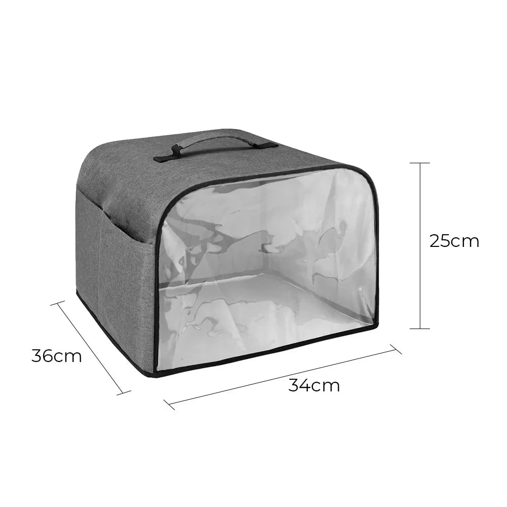 Toaster Cover Durable Kitchen Air Fryer Microwave Dust Cover Household Bread Baking Hood For Ninja Foodi Grill Accessories Tools