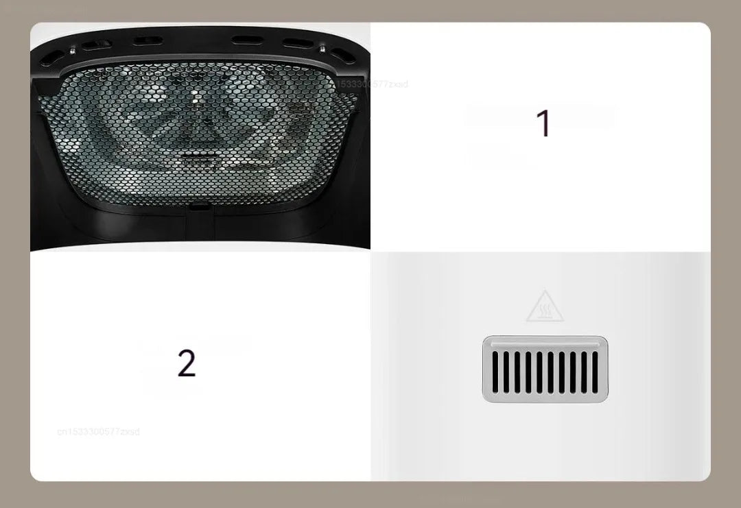 Xiaomi Mijia Air Fryer 4.5L Multifunctional Household Low Oil and Light Fat Fryer Intelligent NTC Electronic Temperature Control