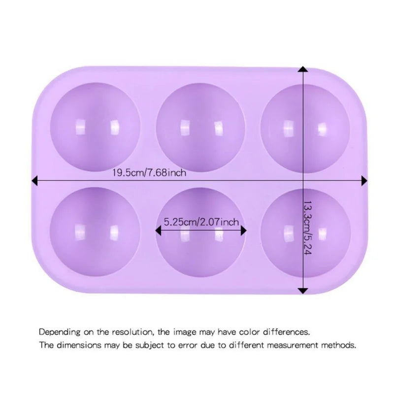 Semi Sphere Silicone Baking Mold for Baking 3D Bakeware Chocolate Half Ball Sphere Mold Cupcake Pan Cake DIY Muffin Kitchen Tool