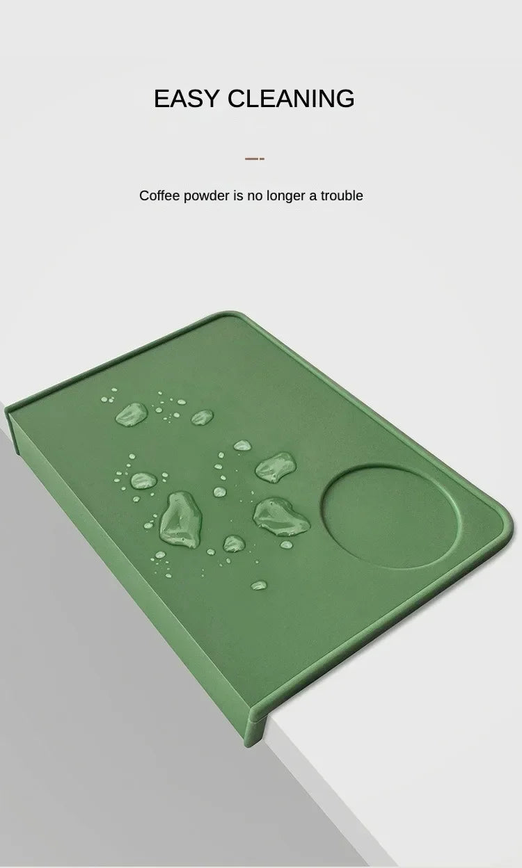 Coffee Tamper Mat Pad Anti Skid Tamper Mat Barista Coffeeware Tamping Tools Barista Espresso Tampering Holder Corner Cushion Pad