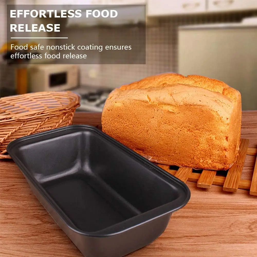 450G Loaf Pan Non-Stick Heat resistant Carbon Steel Toast Bread Mold for Homemade DIY Baking Bread Cake Brownies Mini Toast Box