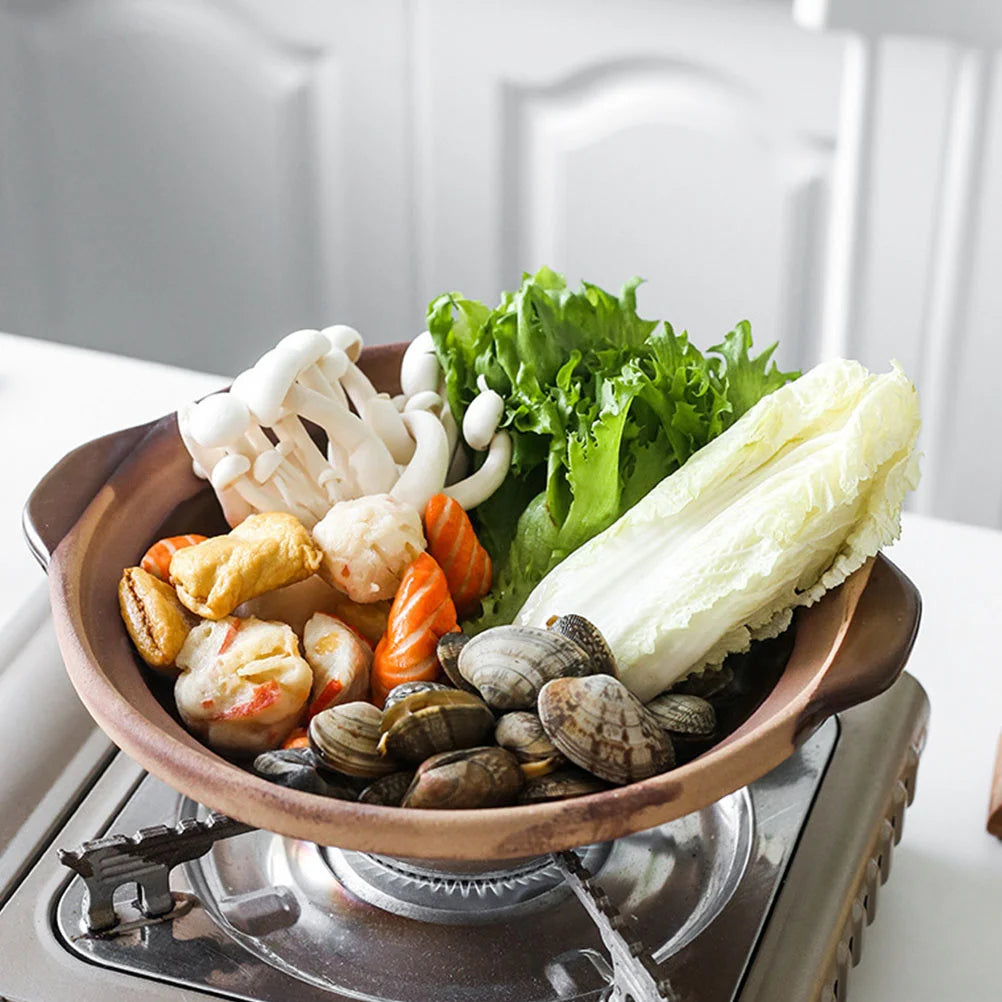 Ceramic Casseroles Soup Pot Cooking Casserole Clay Stew Stew Pots Earthenware Pot Kitchen Cookware Kitchenware