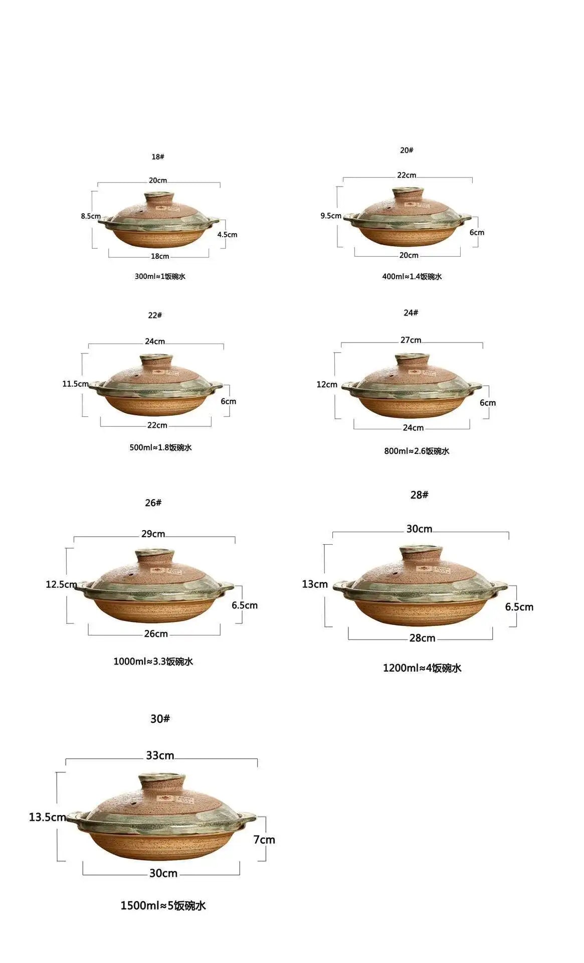 Japanese Retro Clay Casserole Stew Pot Domestic Casserole Shallow Soup Pot Ceramic Rice Cooking Pan For Gas Stove