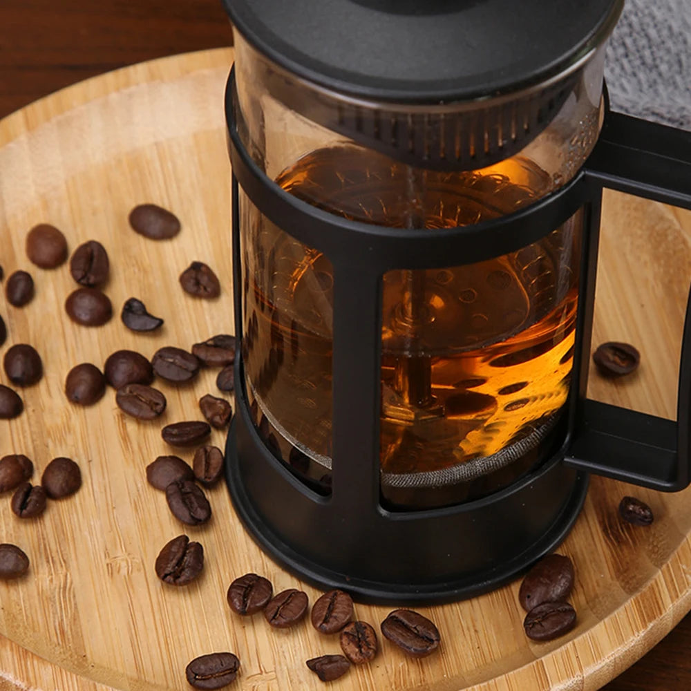 Tea Coffee Brewer Stainless Steel  with Filter Heat-Resistant Anti-Rust Multifunctional with Handle Tea Maker for Making Coffee