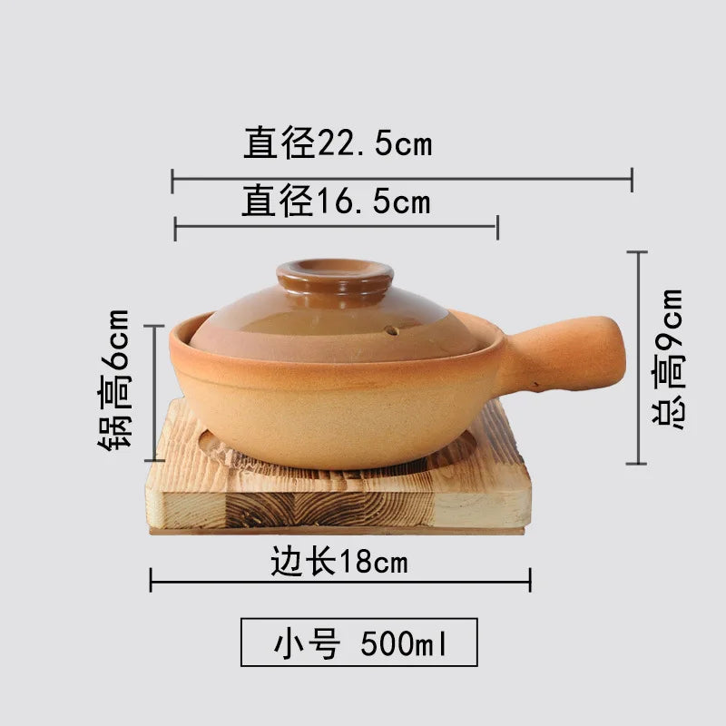 Casserole Dish Special High Temperature Resistant Belt Little Pan Rice Noodles Pot