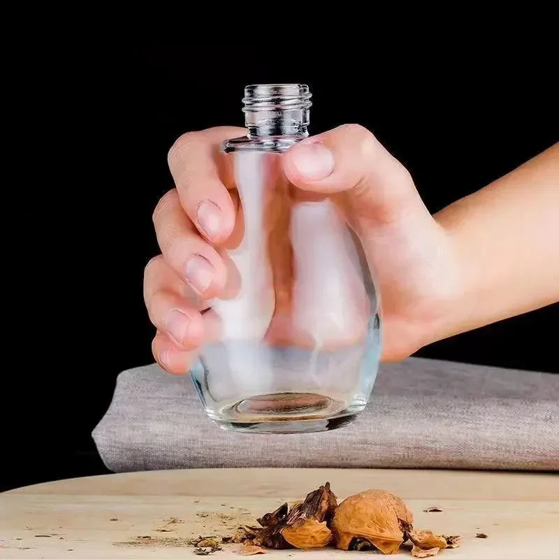 Oil Spray Bottle Perfect for Kitchen Cooking & Air Fryer Bottle Glass Stainless Steel Oil Sprayer Kitchen Gadgets 200ML