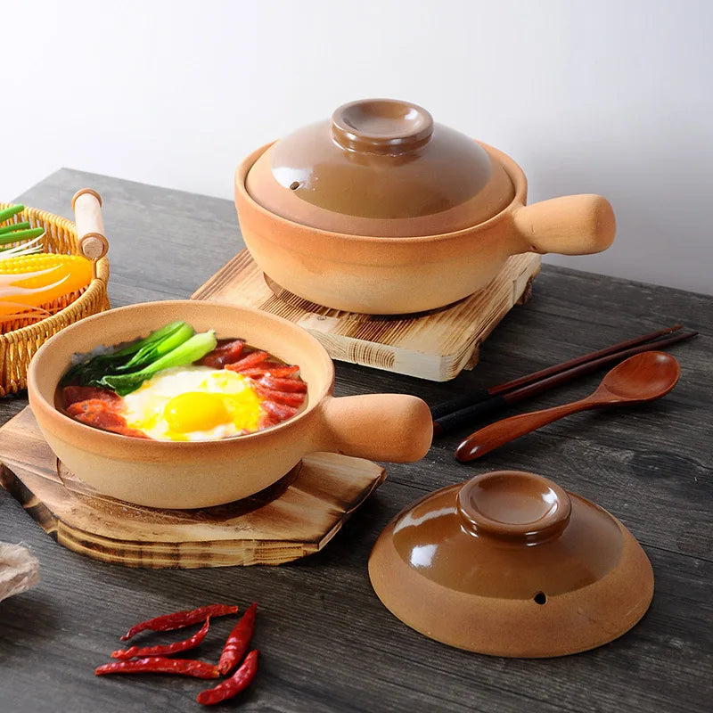 Casserole Dish Special High Temperature Resistant Belt Little Pan Rice Noodles Pot