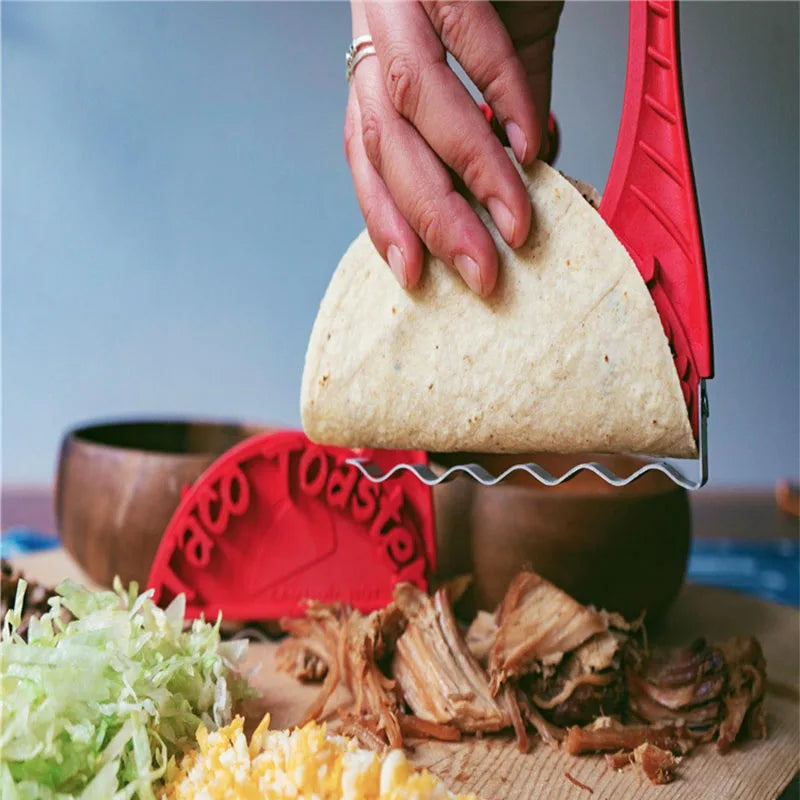 BUYYES Tortilla Toaster Burrito Maker Tool Small Rust-proof Non-stick Easy to Use Convenient Healthy All Standard Toaster Toast