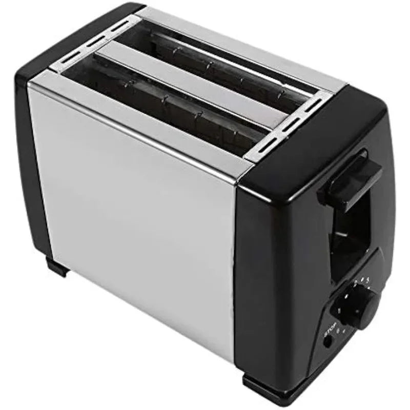 Home toaster 2 stainless steel buns with wider slots toaster, electric toaster for waffles