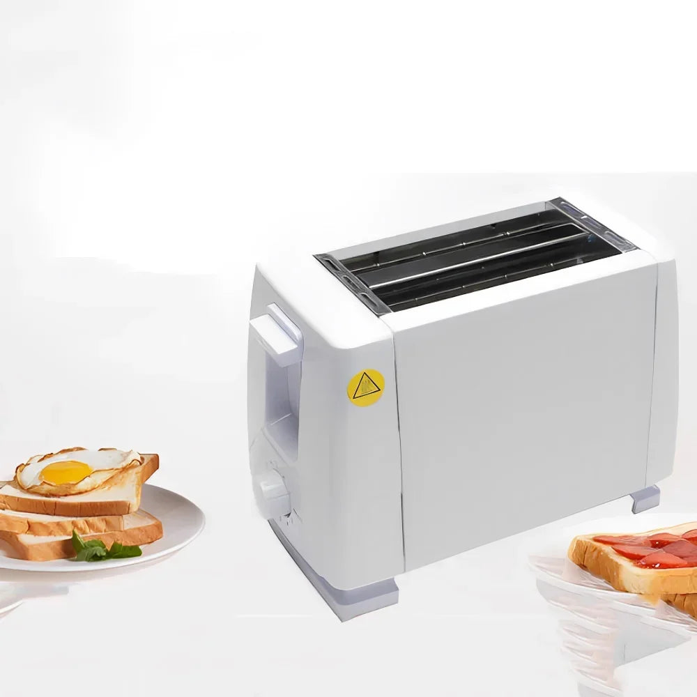 Toaster 1PC Stainless Steel Toaster Oven Double Sided Bake Heated Toast Sandwich Home Automatic Breakfast Machine