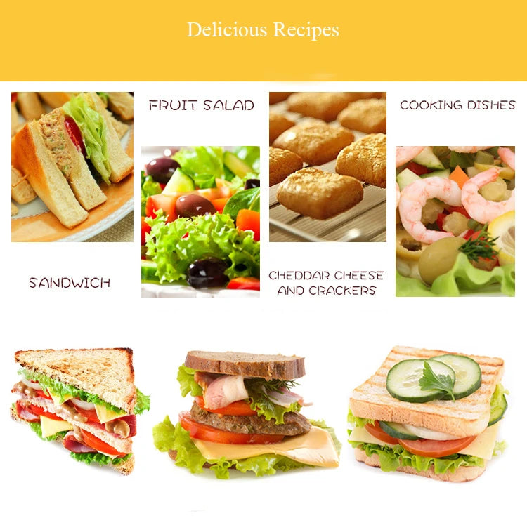 Electric Bread Toaster Automatic Breakfast Baking Machine Sandwiches Grill Oven Portable Household Bread Maker