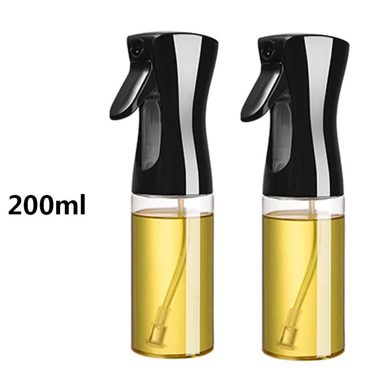 Kitchen Oil Spray Bottle Cooking Olive Oil Sprayer 200/300/500ML Pneumatic Spray Bottle Fitness Barbecue Spray Oil Dispenser