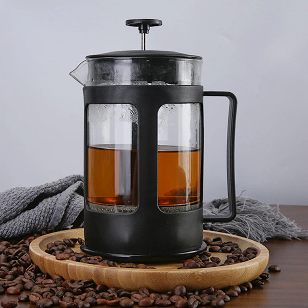 Tea Coffee Brewer Stainless Steel  with Filter Heat-Resistant Anti-Rust Multifunctional with Handle Tea Maker for Making Coffee